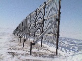 BakerLake snow fence