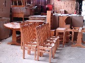 Furniture made in the communal enterprise of San Juan Nuevo