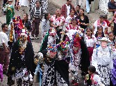 Cultural and religious celebration at San Juan Nuevo, Michoacán