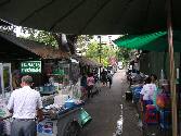 Market scene local town