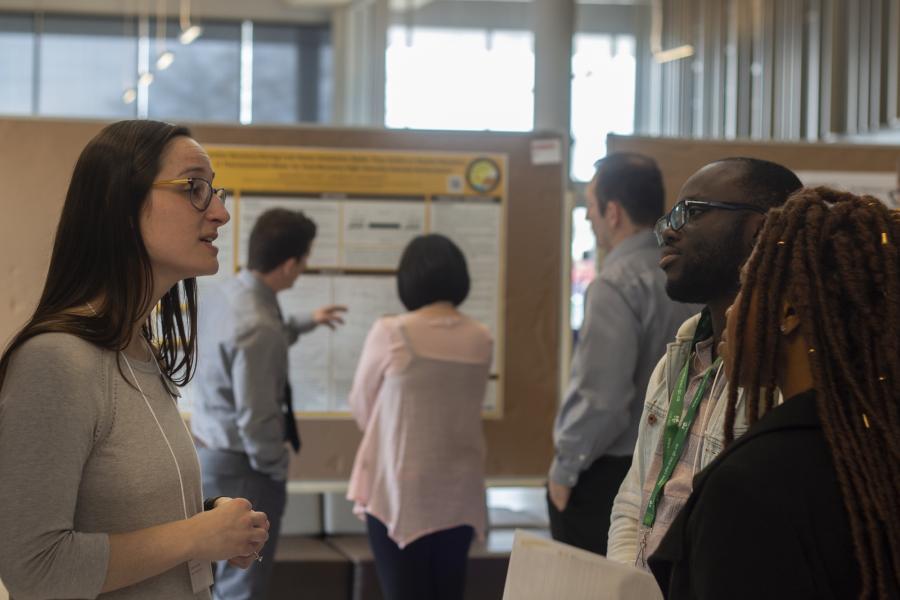 Student poster presentation at Research Day 2019