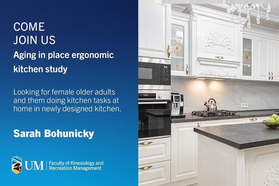 AGING IN PLACE ERGONOMIC KITCHEN STUDY