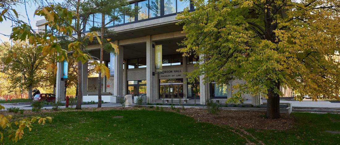 Eastern Entrance of Robson Hall