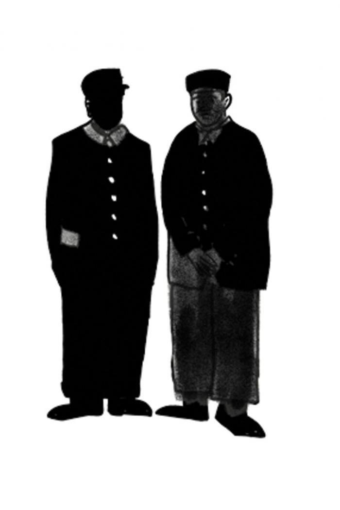 Illustration of the Black Sleeping Car Porters