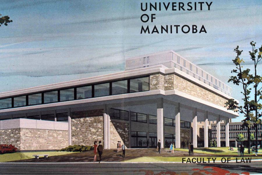 1969 Advertisement for the new law school