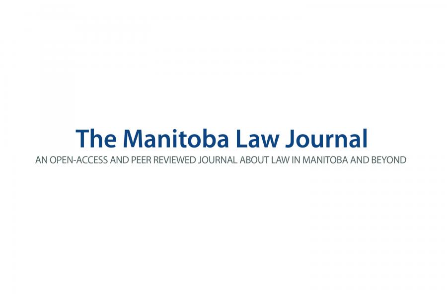 The Manitoba Law Journal Logo