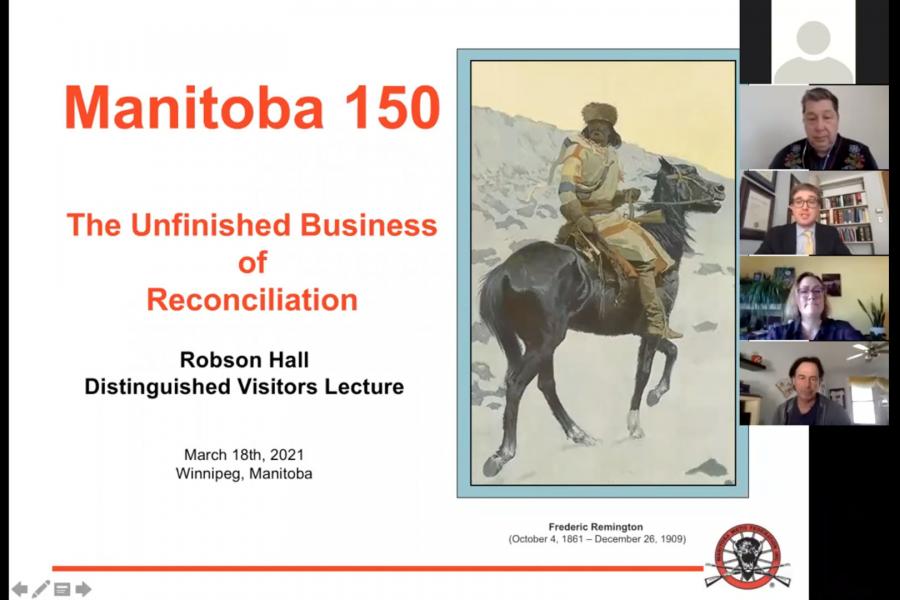 Distinguished Visitors Lecture: AL BENOIT, MANITOBA MÉTIS FEDERATION “MANITOBA 150