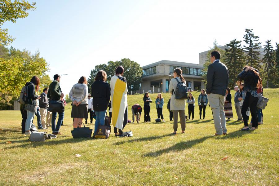 Students attending the Indigenous People and the Criminal Justice System workshop