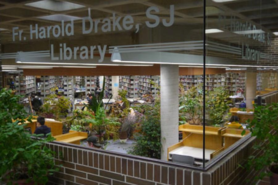 Father Harold Drake Library.