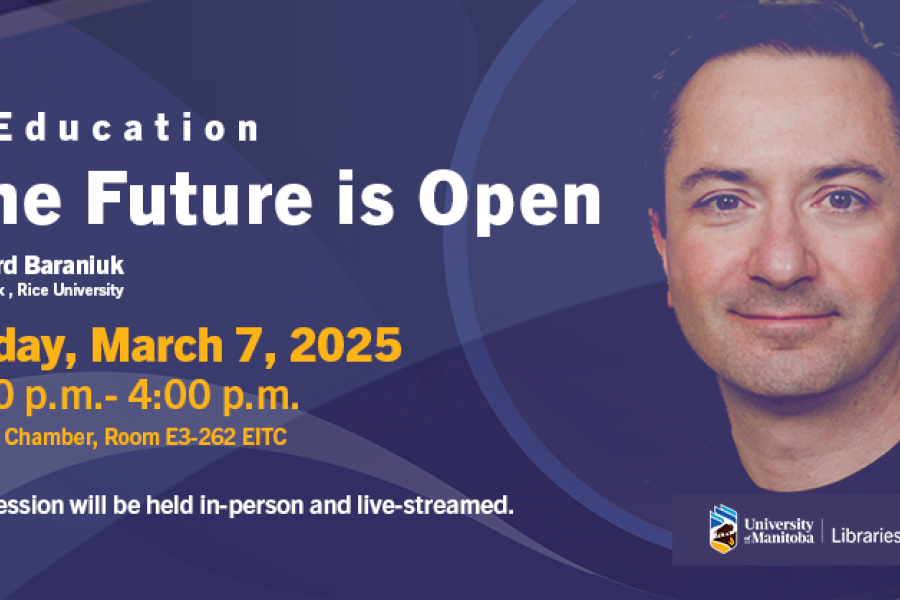 Richard Baraniuk March 7, 2025 event notice.