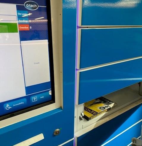 Pickup locker screen - Your locker compartment will open.
