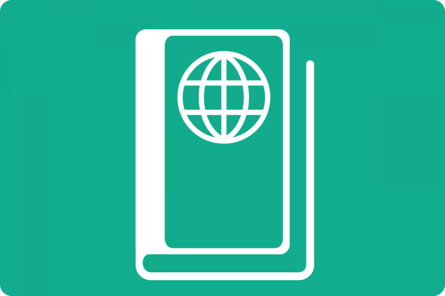 book with atlas symbol