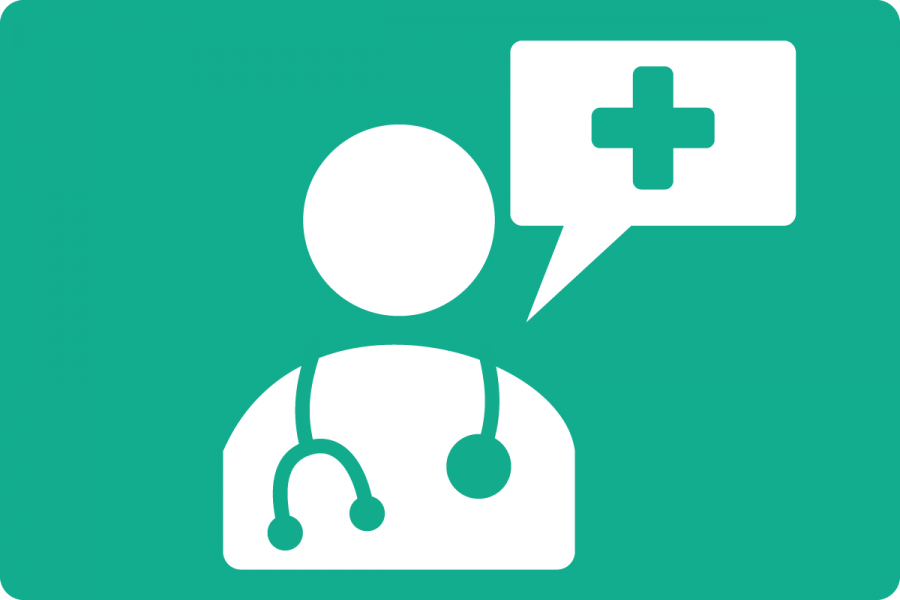 doctor talking about health 