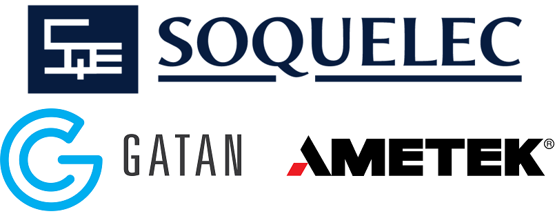 Soquelec and Gatan logo