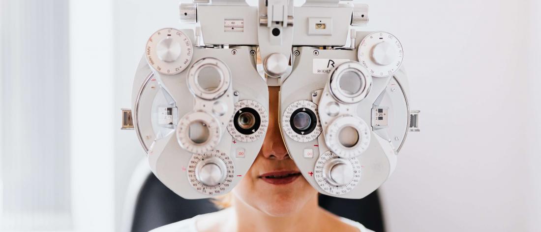 Eye exam.