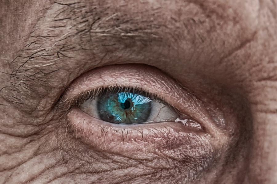Close-up of human eye.