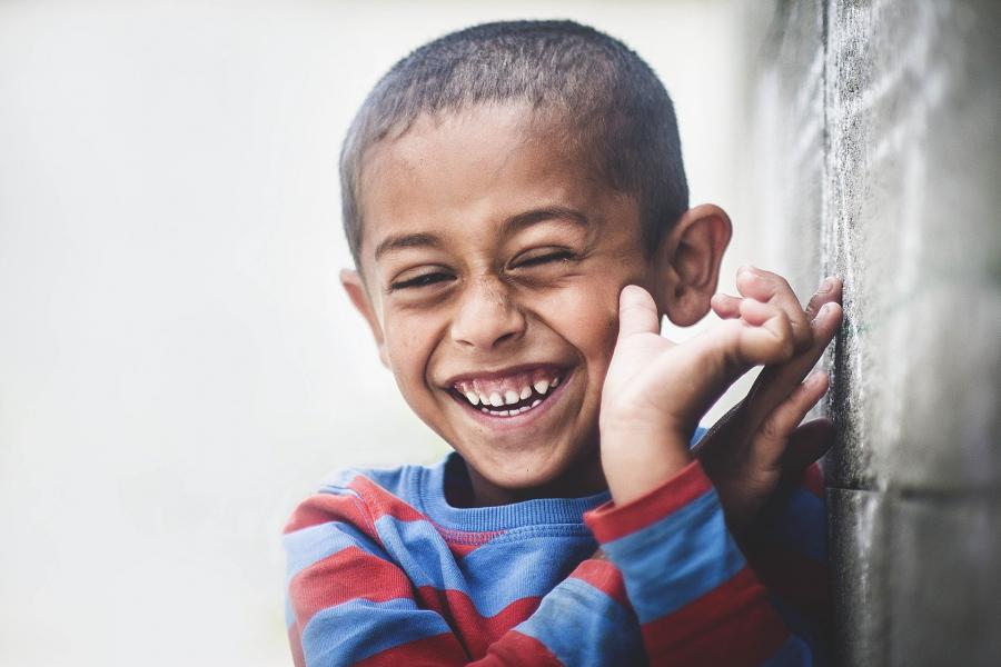 boy smiling