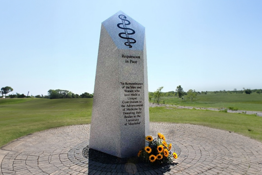 Image of a funeral monument.