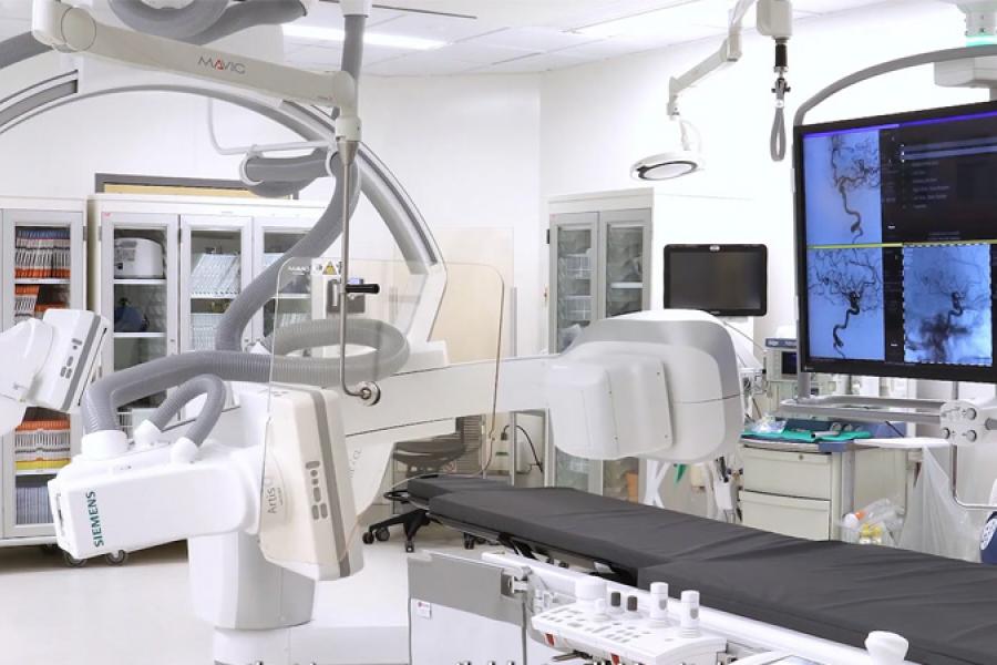 A view of an imaging suite at the Kleysen Institute For Advanced Medicine, in Winnipeg MB.