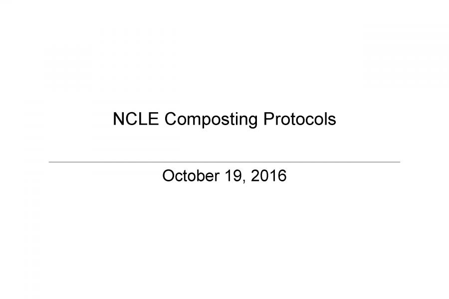 NCLE Composting Protocols