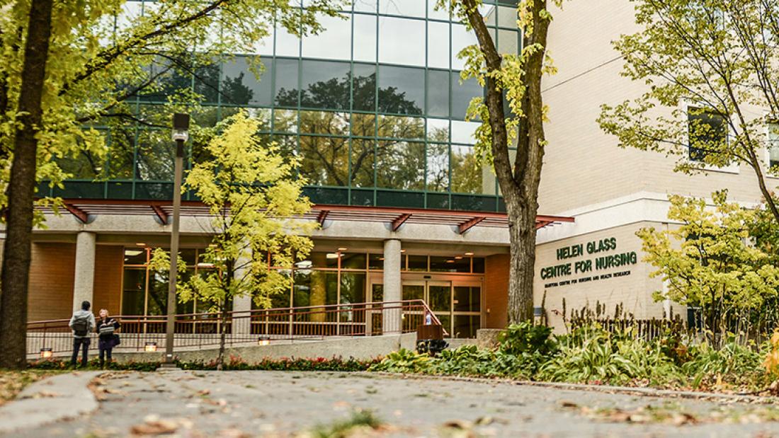 A building shot of the Helen Glass Centre for Nursing