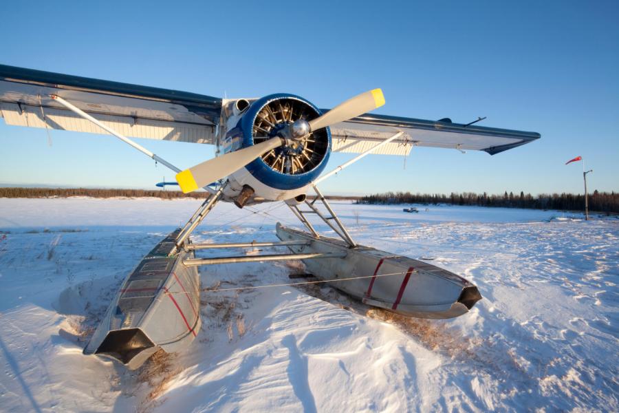 Snow plane.