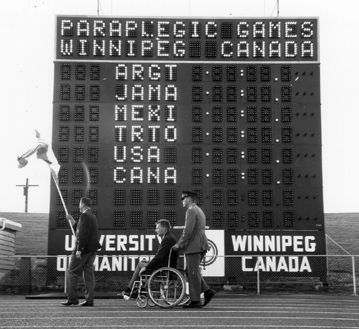Opening of the Parapalegic Pan Am Games,  August 8, 1967