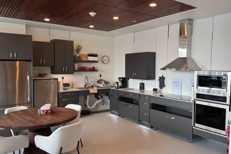 Home-like setting for patients to develop new skills