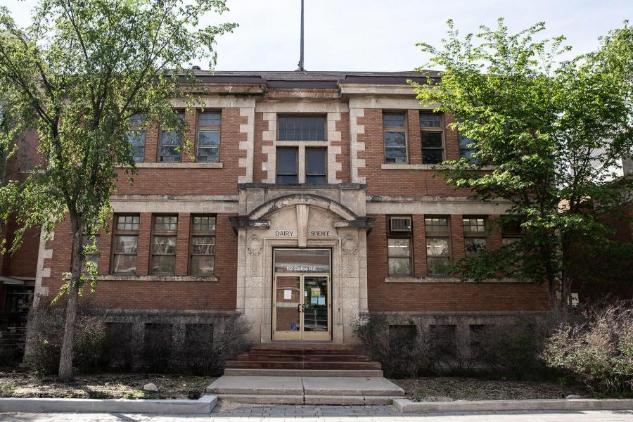 Exterior of Dairy Pilot Plant Building