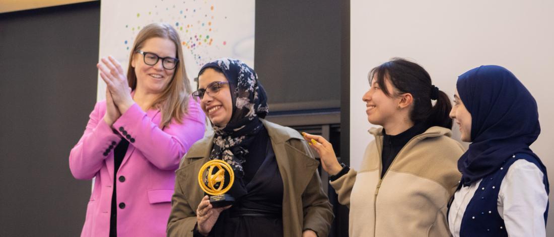 Photo of the winners of the Science 3K pitch competition 2025