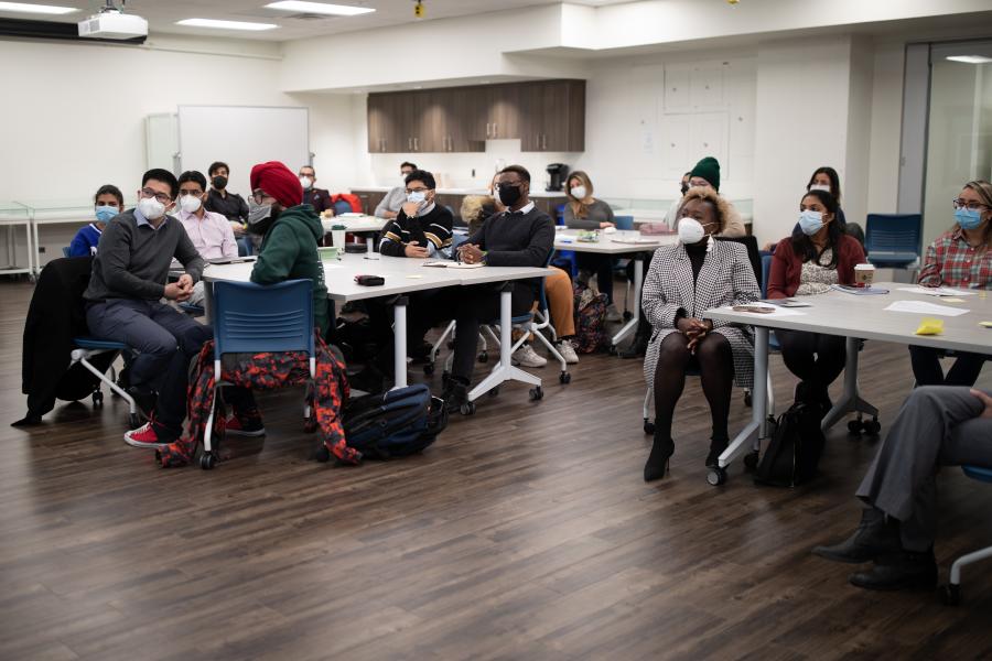 Students at the Entrepreneurial Mindset workshop