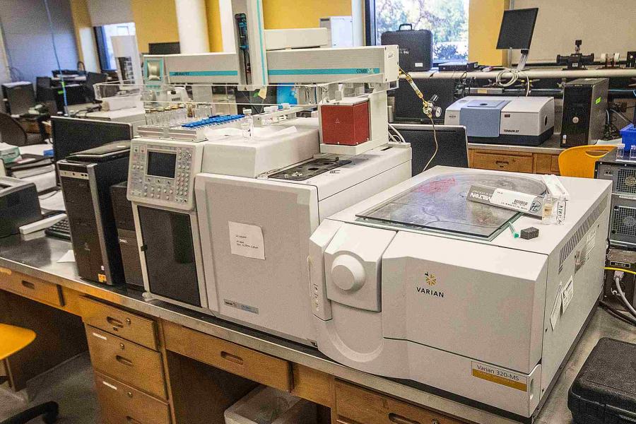 Manitoba Chemical Analysis Lab mass spectrocopy.