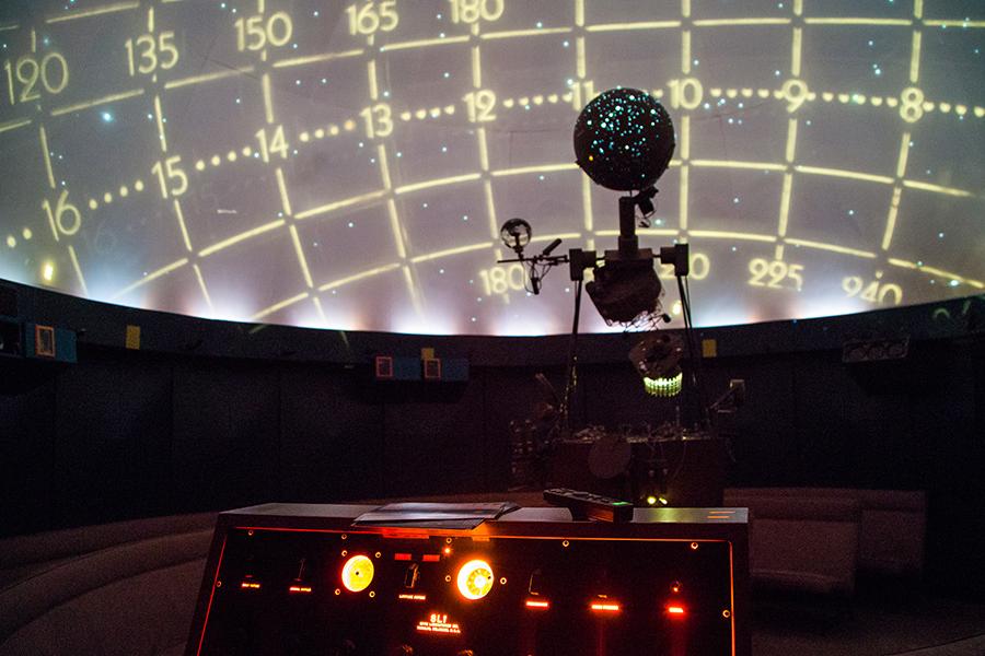 inside lockhart planetarium