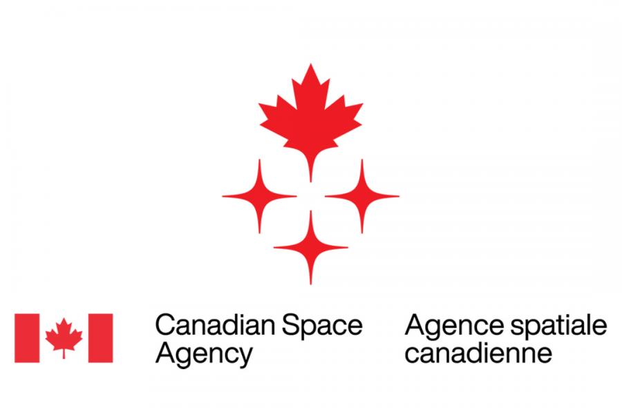 Canadian Space Agency logo.