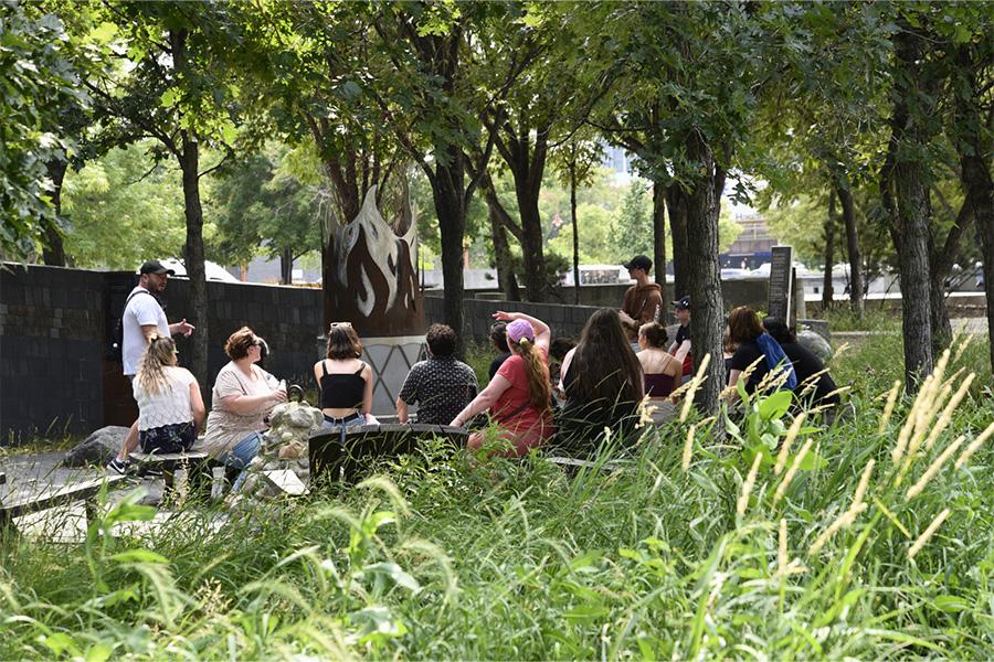 During the historical Indigenous science tour at The Forks, we are committed to enhancing access, enrollment, engagement, and graduation rates for all students in the Faculty.