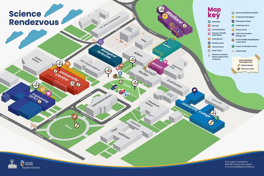 Science Rendezvous map 2026