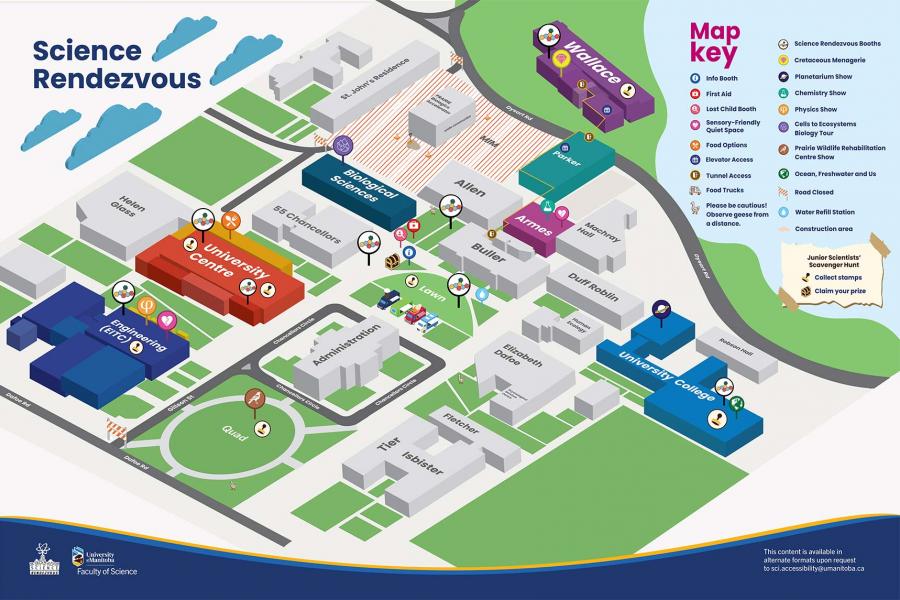Science Rendezvous map 2026
