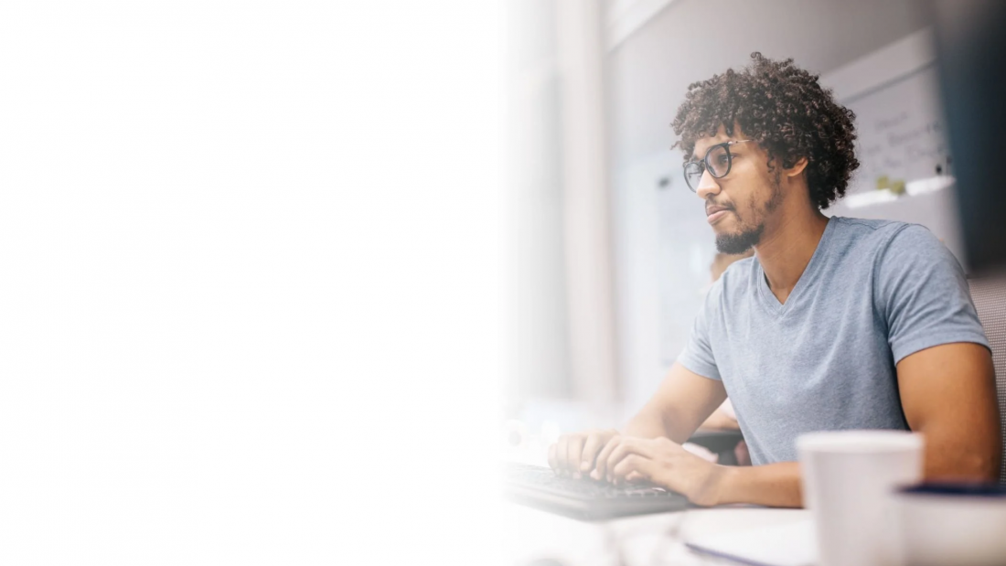a person working on a research
