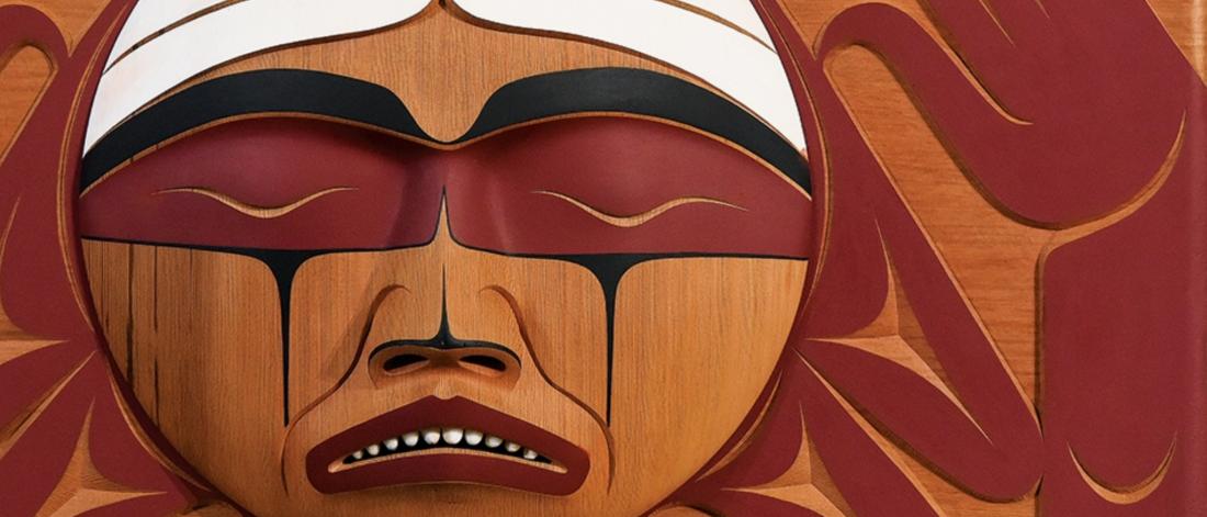 THE BENTWOOD BOX AT NCTR: CARVED BY COAST SALISH ARTIST LUKE MARSTON, THE TRC BENTWOOD BOX IS A LASTING TRIBUTE TO ALL RESIDENTIAL SCHOOL SURVIVORS.