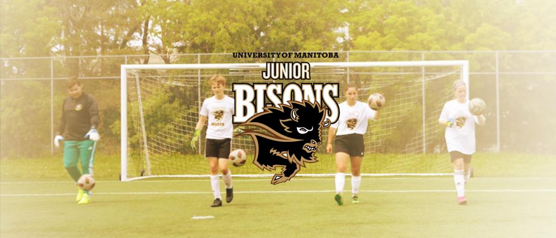 junior bisons soccer players on the field