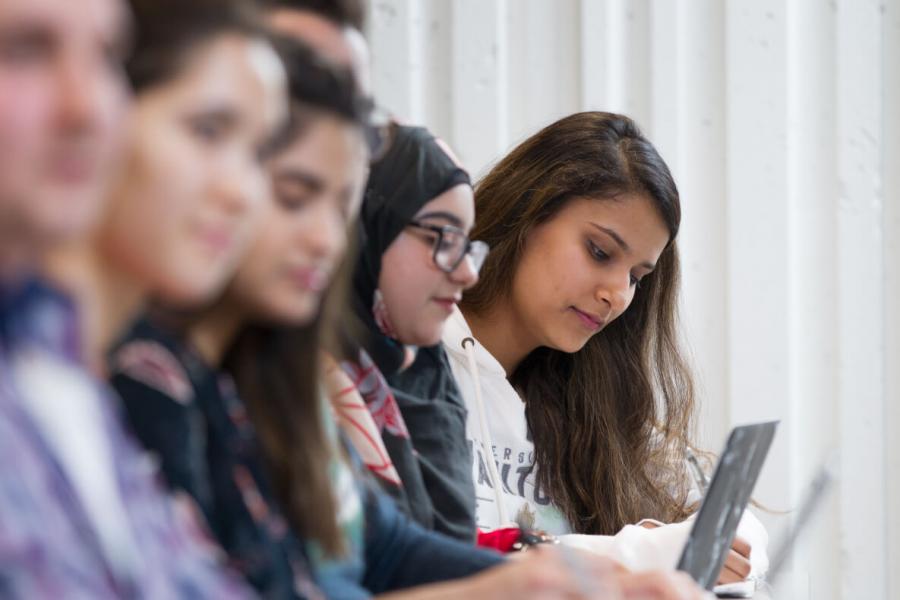 group of students sitting in lecture