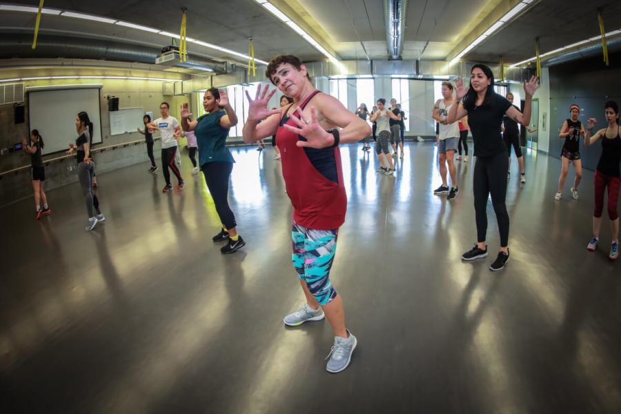 Group class in the Active Living Centre