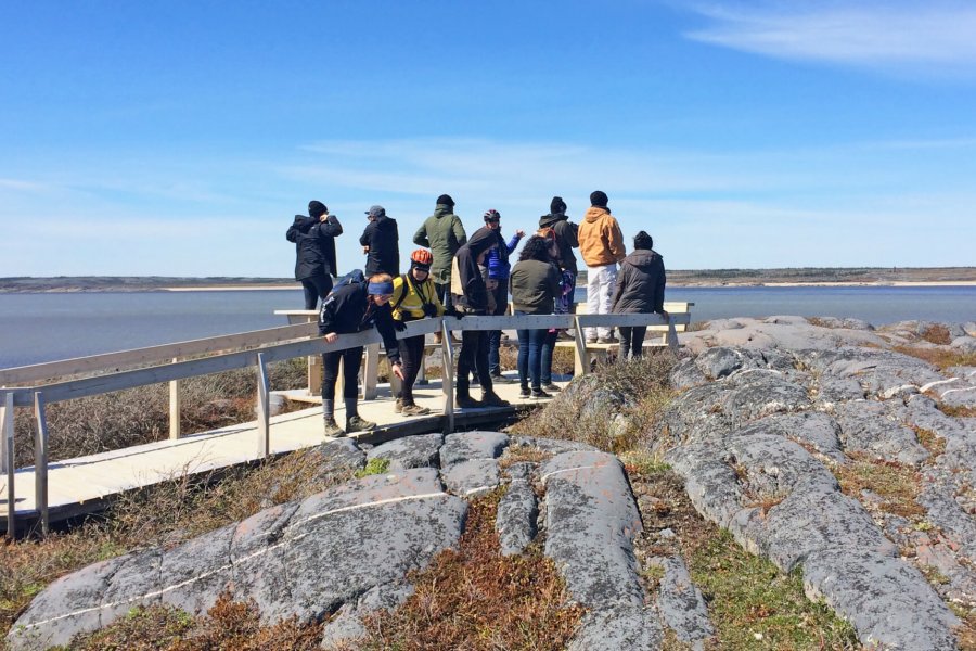 A group of University of Manitoba students researching and exploring beautiful Churchill Manitoba.