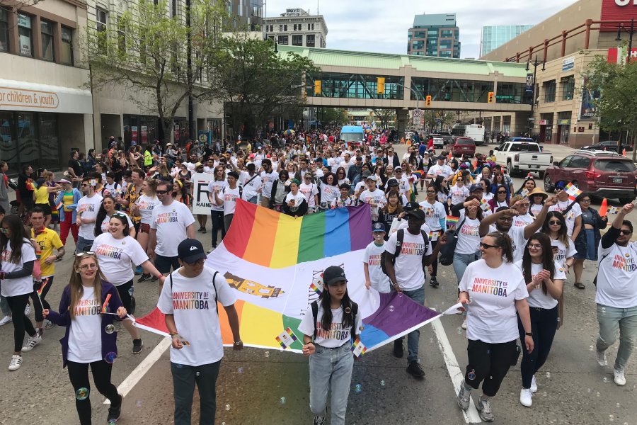 2SLGBTQ+ students  - Pride parade