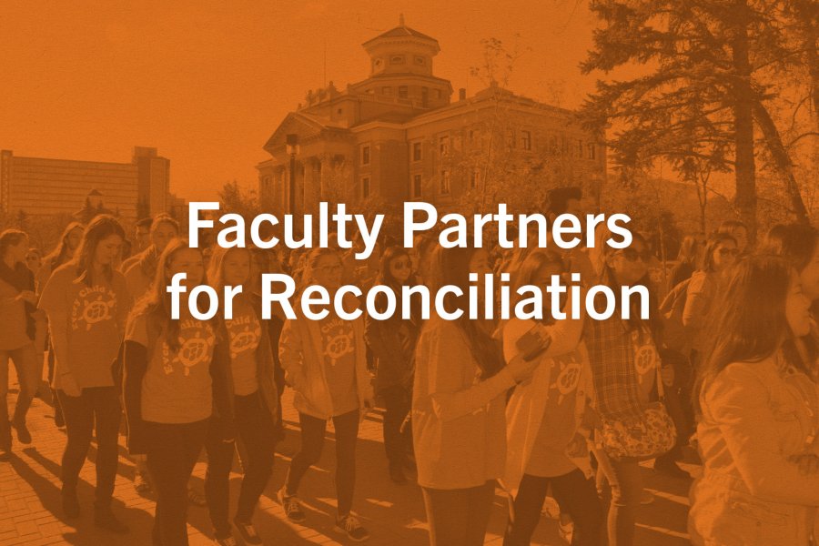 A graphic that says Faculty Partners for Reconciliation