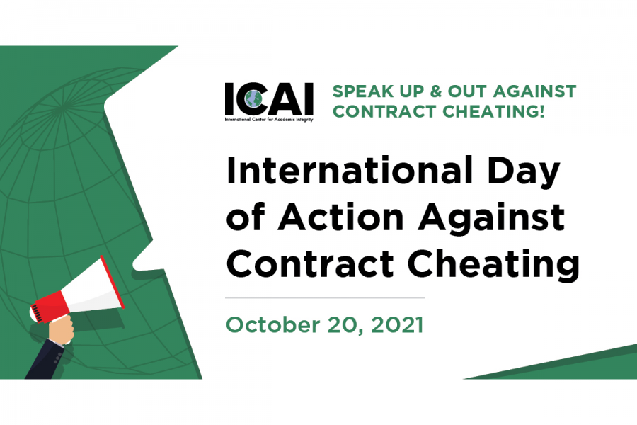 International Day of Action Against Contract Cheating is October 20