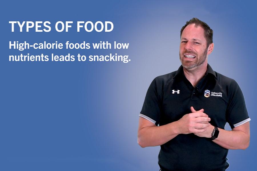 high calorie foods leads to snacking