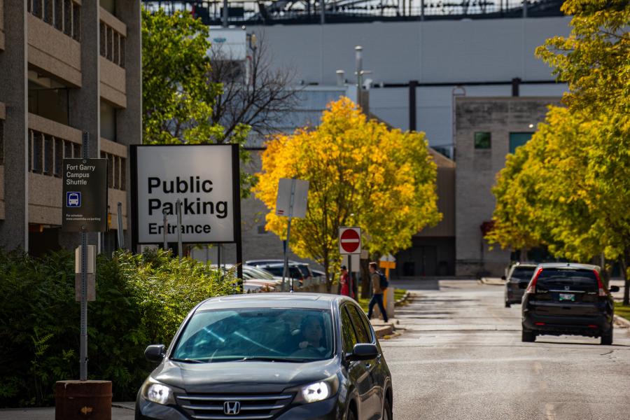 Picture of the Fort Garry Campus parkade