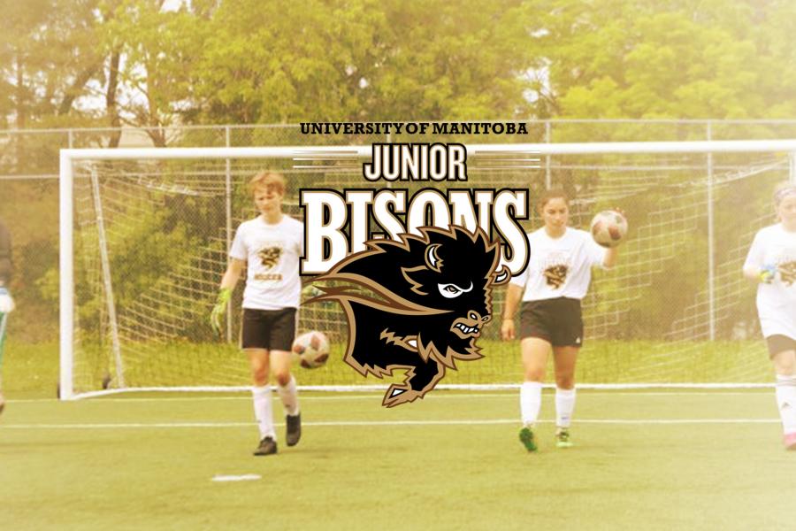 junior bisons soccer players on the field