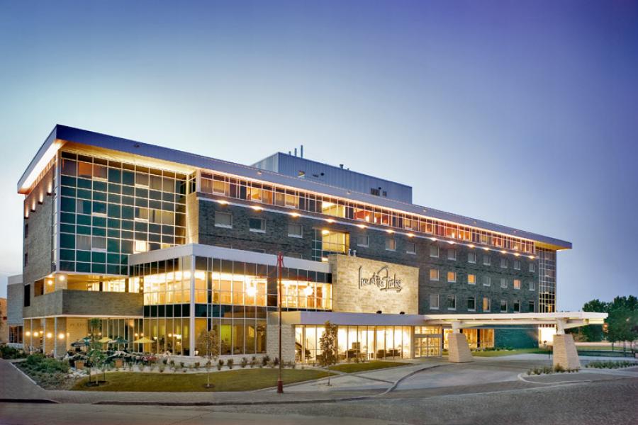 Exterior of the Inn at the Forks hotel